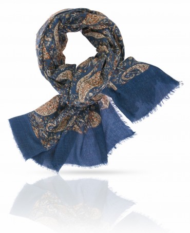 Палантин Унисекс W70.TW4-SK28/BLUE